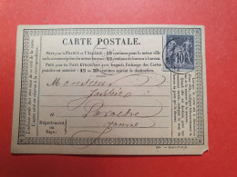 Carte Précurseur De Tonnerre Pour Laroche En 1878 - Réf 1816 - Vorläufer