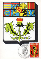 France 2065 Fdc Lorraine, Chardon, Blason, Armoiries, Lion, Poisson - Sonstige & Ohne Zuordnung