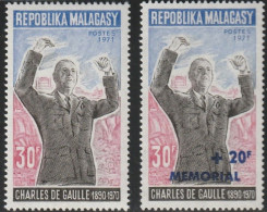 THEMATIC  FAMOUS PEOPLE: GENERAL  DE GAULLE  - MADAGASCAR - De Gaulle (Général)