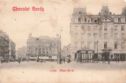 BELGIQUE - Liège - Chocolat Hardy - Place Verte - Animé - Carte Postale Ancienne - Liege