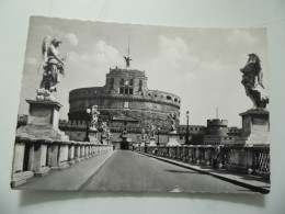 Cartolina Viaggiata "ROMA Ponte E Castel S. Angelo" 1955 - Castel Sant'Angelo