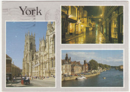 York - Minster From Minster Yard, River Ouse, Stonegate By Night, Skeldergate Bridge- (England, U.K.) - York