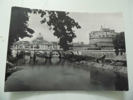 Cartolina Viaggiata "Roma - Castel S. Angelo E S. Pietro" 1963 - Castel Sant'Angelo