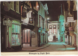 Stonegate By Night, York - (England, U.K.) - York