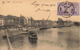 BELGIQUE - Liège - Quai De La Batte - Animé - Bateaux - Carte Postale Ancienne - Liege