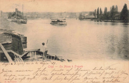 BELGIQUE - Liège - La Meuse à Fragnée - Bâteau - Carte Postale Ancienne - Liege