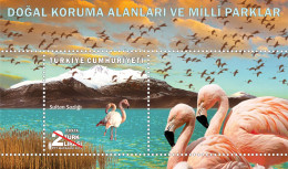 Turkey, Türkei - 2018 - Natural Conservation Areas And National Parks- 1.Mini S/Sheet, Block ** MNH - Unused Stamps