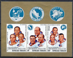 TIMBRE  ZEGEL STAMP REPUBLIQUE TOGOLAISE BF 46 APOLLO XIII  XX - Togo (1960-...)