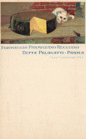 Formaggio Parmigiano Reggiano DITTA PELAGATTI Parma Italia * CPA Publicitaire Illustrateur Dos 1900 - Advertising