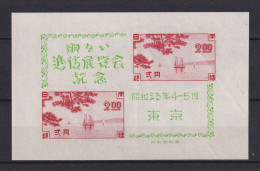 JAPAN NIPPON JAPON TOKYO COMMUNICATION EXHIBITION (BLOCK) 1948 / MNH / B 20 - Blocks & Sheetlets