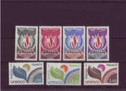 France - Unesco - Patrimoine Universel - 7 Timbres Différents - 4735 - Oblitérés