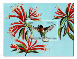 CONGO 2000 Mi BL 92 HUMMINGBIRD MINT MINIATURE SHEET ** - Colibrì