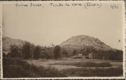 PEROU - CPA PHOTO - Ruines Incas , Tambo De Mora ( Pérou ) 1933 - Pérou