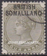 SOMALILAND PROTECTORATE  1903 EDWARD VII  (QUEEN VICTORIA INDIA STAMPS OPT.)  S.G. 6  FINE USED - Somaliland (Protectorat ...-1959)