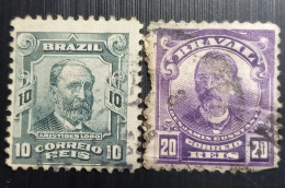BRESIL 1906 Personalities, Aristides Lobo & Benjamin Constant 10 R & 20 R Oblitérés - Used Stamps