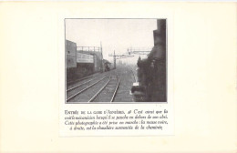 FRANCE - 92 - ASNIERES - Entrée De La Gare - C'est Ainsi Que La Voit Le Mécanicien Lorsqu'il .. - Carte Postale Ancienne - Asnieres Sur Seine