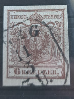 AU'STRIA 1850 - Canceled - ANK 4 - 6kr - Used Stamps