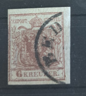 AU'STRIA 1850 - Canceled - ANK 4 - 6kr - Used Stamps