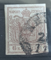 AU'STRIA 1850 - Canceled - ANK 4 - 6kr - Oblitérés