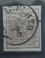 AU'STRIA 1850 - Canceled - ANK 4 - 6kr - Used Stamps
