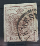 AU'STRIA 1850 - Canceled - ANK 4 - 6kr - Oblitérés