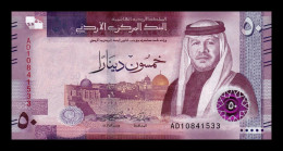 Jordania Jordan 50 Dinars 2022 Pick 43 Sc Unc - Jordania