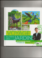 LIVRE VOYAGE AU PAYS DES JARDIN PAR TIMBRES FRANCAIS 45 PAGES - Thématiques