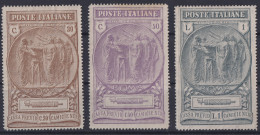 ITALIA ITALY 1923 - MLH - Sc# B17-B19 - Poststempel (Zeppeline)