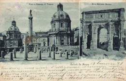 ITALIE - Foro E Colonna Di Traiano - Arco Settimio Severo - Saluti Da Roma - Carte Postale Ancienne - Panteón