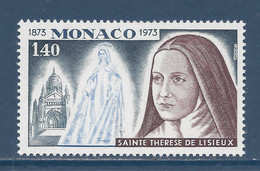 Monaco - YT N° 930 ** - Neuf Sans Charnière - 1973 - Unused Stamps