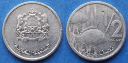 MOROCCO - 1/2 Dirham AH1437 2016AD "two Fish" Y# 138 Mohammed VI (1999) - Edelweiss Coins - Maroc