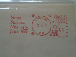 D196975  Canada  Red Meter  EMA Freistempel - CANDIAC - Cartas & Documentos