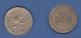 FAO Somalia 5 Shillings 1970 Republic Democratic Somalie Nickel Coin - Somalia