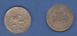 FAO Somalia 5 Shillings 1970 Republic Democratic Somalie Nickel Coin - Somalië