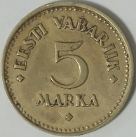 Estonia - 5 Marka 1924, KM# 3a (#2533) - Estonie