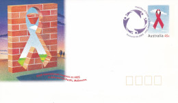 Australia, 2001, Umschlag Aids Kongress, Envelope Aids Congress - Postwaardestukken