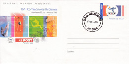 Australia, 2002, Aerogram Commonwealth Games, - Entiers Postaux