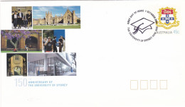 Australia, 2002, Cover, Australia Univeritity Of Sydney - Entiers Postaux