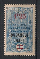 OUBANGUI - 1925-27 - N°Yv. 70 - Bakalois 1f25 Sur 1f - Neuf Luxe ** / MNH / Postfrisch - Neufs