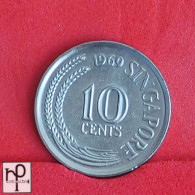 SINGAPORE 10 CENTS 1969 -    KM# 3 - (Nº56118) - Singapur