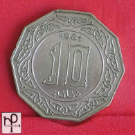 ALGERIA 10 DINARS 1981 -    KM# 110 - (Nº56123) - Algérie