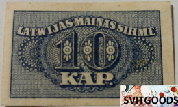 M LATVIA 10 Kop 1920. CTAN - Latvia