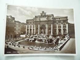 Cartolina Viaggiata "ROMA Fontana Di Trevi" 1934 - Fontana Di Trevi