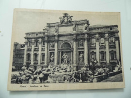 Cartolina Viaggiata "ROMA Fontana Di Trevi" 1937 - Fontana Di Trevi