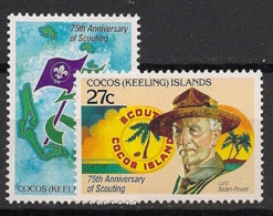 COCOS - 1982 - N°Yv. 84 à 85 - Scoutisme - Neuf Luxe ** / MNH / Postfrisch - Cocos (Keeling) Islands