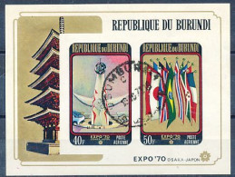 TIMBRE  ZEGEL STAMP REPUBLIQUE DU BURUNDI BF 39A EXPO OSAKA  X - Blocs-feuillets