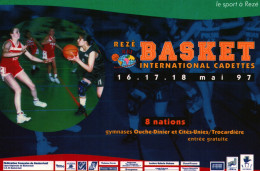 CPM - BASKET-BALL - REZÉ - Tournoi International Cadettes Mai 1997 ... Edition Pub - Basketbal