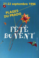 Delcampe - CPM - CERFS-VOLANTS - Fête Du Vent Plages Du PRADO  Année 1996 ... Edition Pub - Spielzeug & Spiele