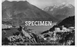 Delcampe - Vue D'ensemble Du Pont Du Barrage Et Du Lac Du Sautet - Corps - Corps