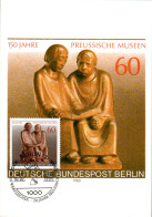 BERLIN CARTE MAXIMUM 1980 150 ANS MUSEE DE PRUSSE - Maximumkarten (MC)